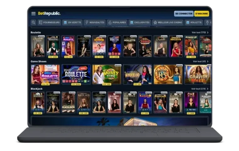 Slot BetRepublic su desktop